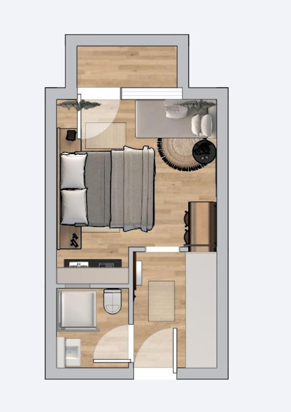 Cozy In Center Apartamento